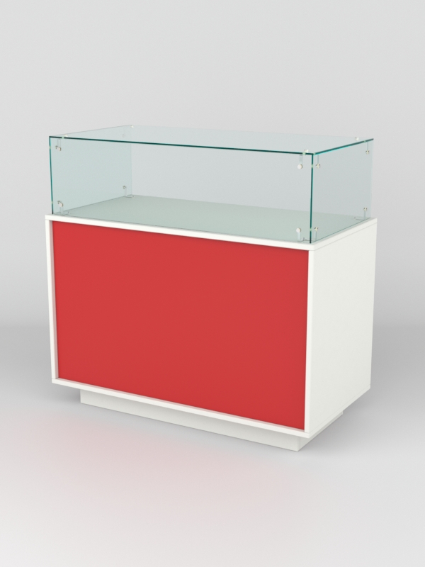 Прилавок СИМВОЛ №2, Белый-Красный