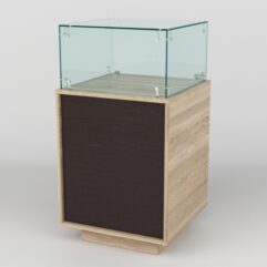 Прилавок СИМВОЛ №2-450-1, Дуб Сонома-Дуб Венге