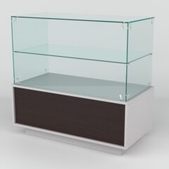 Прилавок СИМВОЛ №3, Серый-Дуб Венге