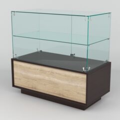 Прилавок СИМВОЛ №3-1, Дуб Венге-Дуб Сонома