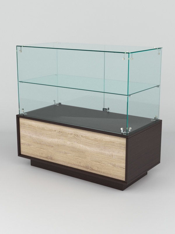 Прилавок СИМВОЛ №3-1, Дуб Венге-Дуб Сонома