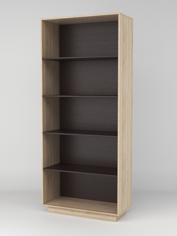 Стеллаж СИМВОЛ №1, Дуб Сонома-Дуб Венге