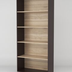 Стеллаж СИМВОЛ №1, Дуб Венге-Дуб Сонома