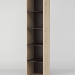 Стеллаж СИМВОЛ №2, Дуб Сонома-Дуб Венге