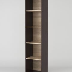 Стеллаж СИМВОЛ №2, Дуб Венге-Дуб Сонома