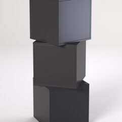 Комплект демонстрационных кубов №1, Черный