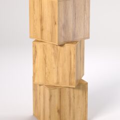 Комплект демонстрационных кубов №1, Дуб Золотистый