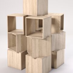 Комплект демонстрационных кубов №2, Дуб Сонома