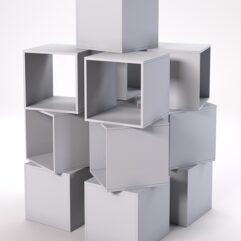 Комплект демонстрационных кубов №2, Серый