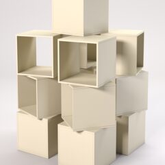 Комплект демонстрационных кубов №2, Крем Вайс