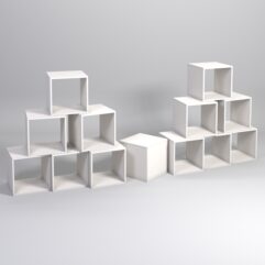 Комплект демонстрационных кубов №5, Белый