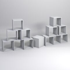 Комплект демонстрационных кубов №5, Серый