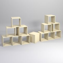 Комплект демонстрационных кубов №5, Крем Вайс