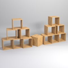 Комплект демонстрационных кубов №5, Дуб Золотистый