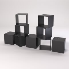 Комплект демонстрационных кубов №7, Черный