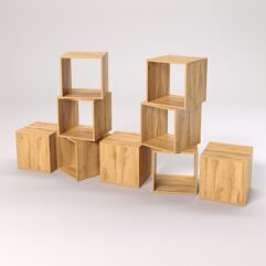 Комплект демонстрационных кубов №7, Дуб Золотистый