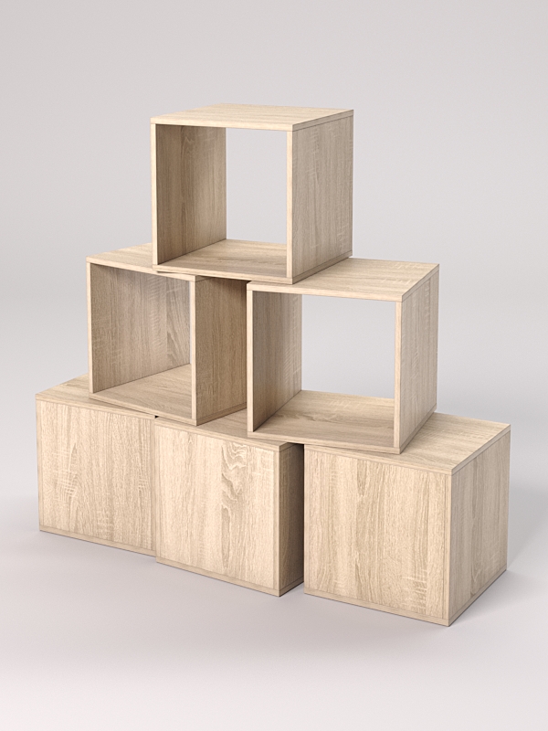 Комплект демонстрационных кубов №9, Дуб Сонома