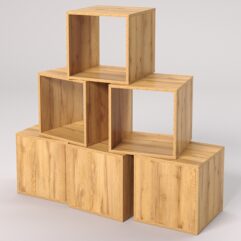 Комплект демонстрационных кубов №9, Дуб Золотистый