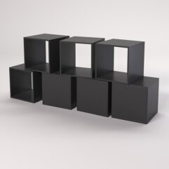 Комплект демонстрационных кубов №10, Черный