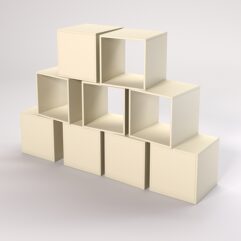 Комплект демонстрационных кубов №11, Крем Вайс