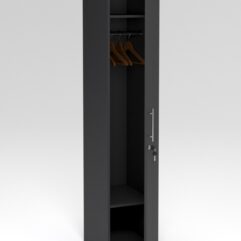 Индивидуальный шкаф в раздевалку, Черный