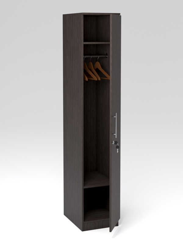 Индивидуальный шкаф в раздевалку, Дуб Венге