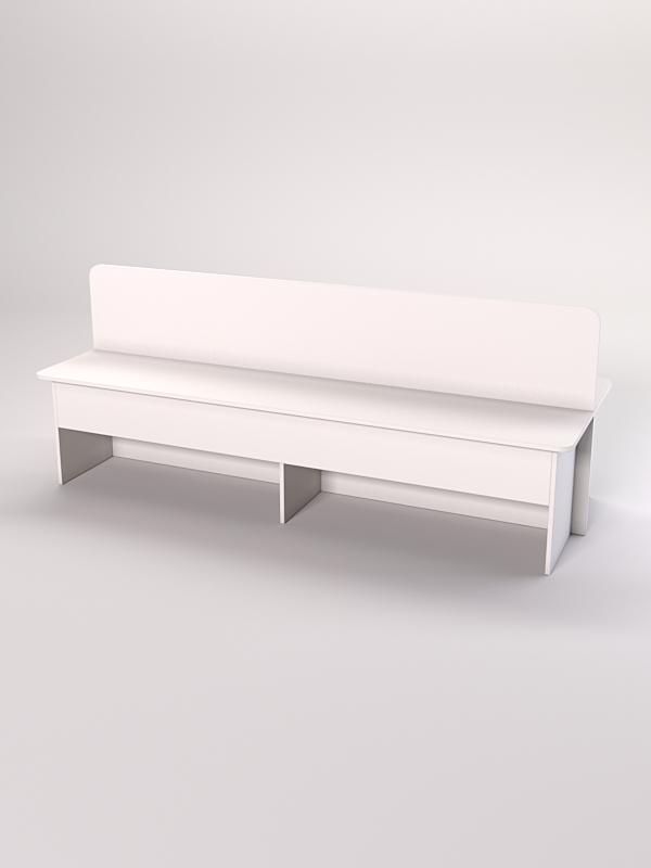Скамейка №2б, Белый