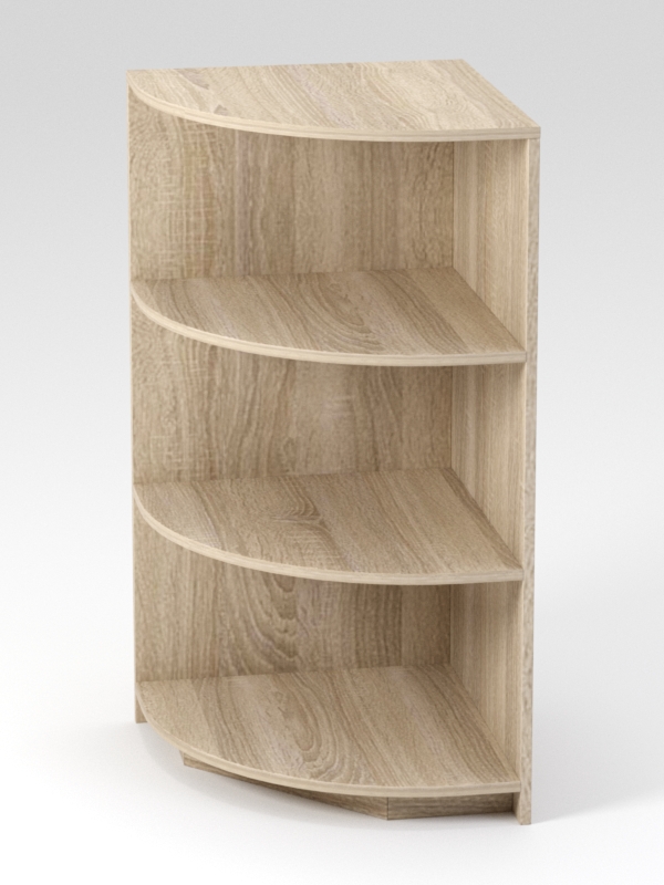 Стеллаж угловой детский №1, Дуб Сонома