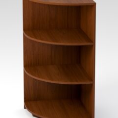 Стеллаж угловой детский №1, Орех