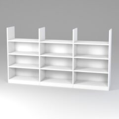 Стеллаж для книг детский, Белый