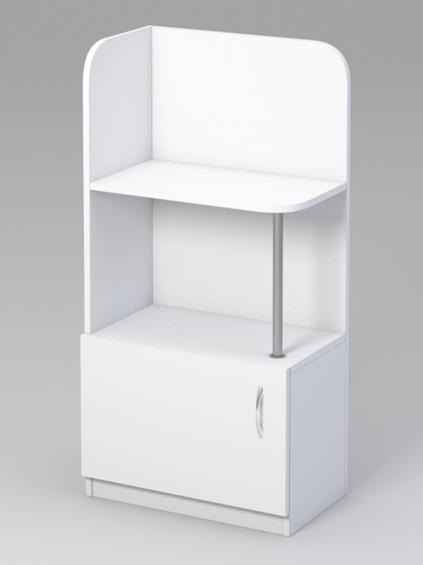 Стеллаж для книг и игрушек детский №3, Белый