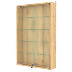 Витрина настенная №2-1А, Дуб Золотистый