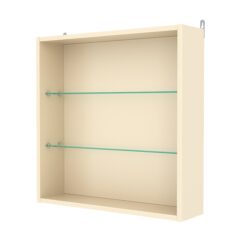 Витрина настенная №1-1Г, Крем Вайс