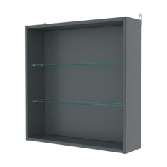 Витрина настенная №1-1Г, Темно-Серый