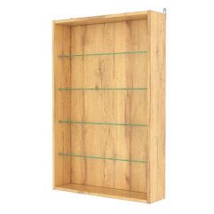 Витрина настенная №2-1Г, Дуб Золотистый