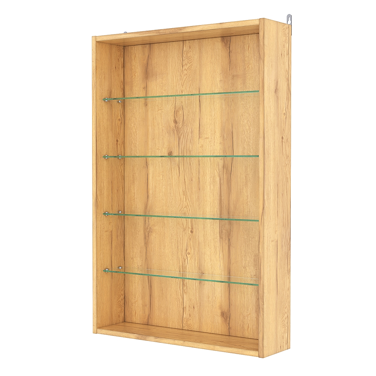 Витрина настенная №2-1Г, Дуб Золотистый