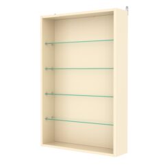 Витрина настенная №2-1Г, Крем Вайс