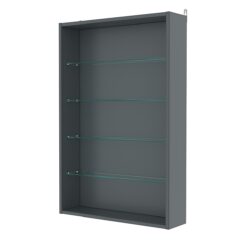 Витрина настенная №2-1Г, Темно-Серый