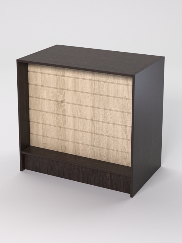 Прилавок ЭКОНОМ №1-ЭП (900мм), Дуб Венге и Дуб Сонома