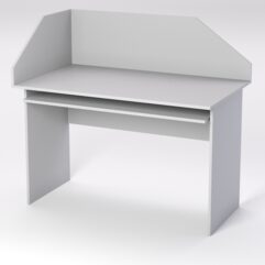 Стол для компьютера СК-31 с экраном, Серый