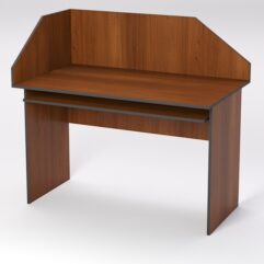 Стол для компьютера СК-31 с экраном, Орех, кромка черная