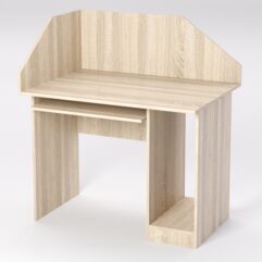 Стол для компьютера СК-32 с экраном, Дуб Сонома