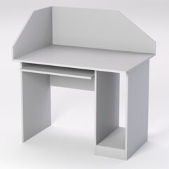 Стол для компьютера СК-32 с экраном, Серый