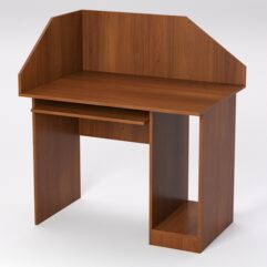 Стол для компьютера СК-32 с экраном, Орех