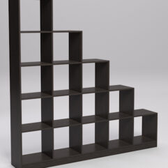 Стеллаж каскадный из ДСП Лестница №1 5 ячеек, Дуб Венге