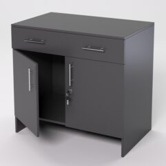 Прилавок ЭКОНОМ №1-ДЯ (900мм), Черный