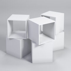 Комплект демонстрационных кубов №3, Белый