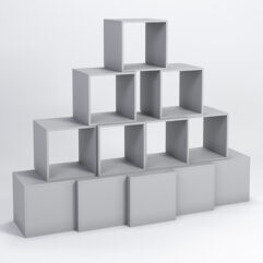 Комплект демонстрационных кубов №4, Серый