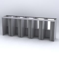 Комплект примерочных №1А, Серый