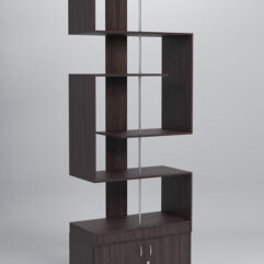 Стеллаж Куб №4 с тумбой Т-25, Дуб Венге